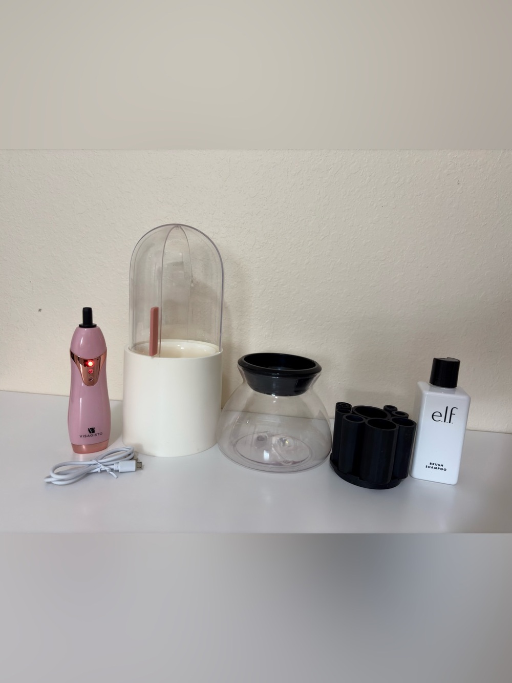 Visagisto Rechargeable
Makeup Brush Cleaner